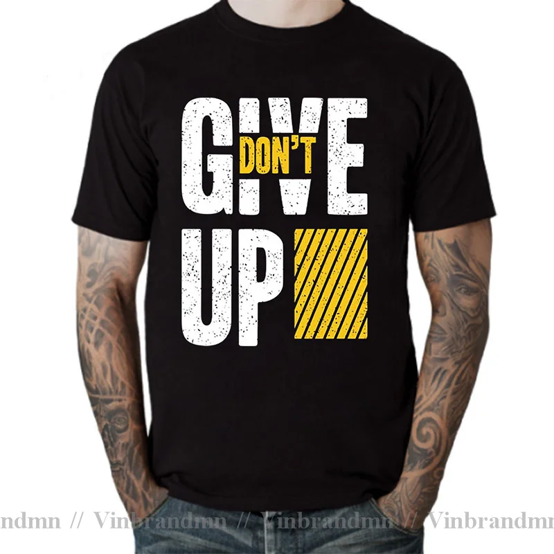 Funny Inspirational Youth Phrase T Shirt Rise And Up T-shirt Don't Give Up Go Run Don't Stop Hope Action Keep Struggling T-Shirt