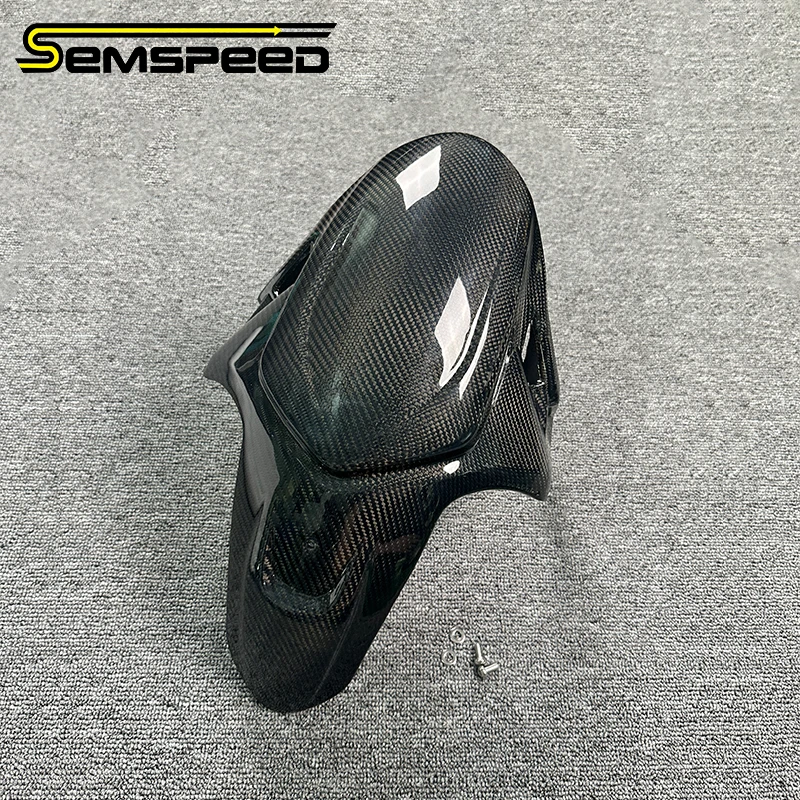 

100% Carbon Fiber Motorcycle Front Fender‌ Front Mudguard For Qjmotor Sport Racing SRK 921 RR SRK 921RR Motorcycle Accessories
