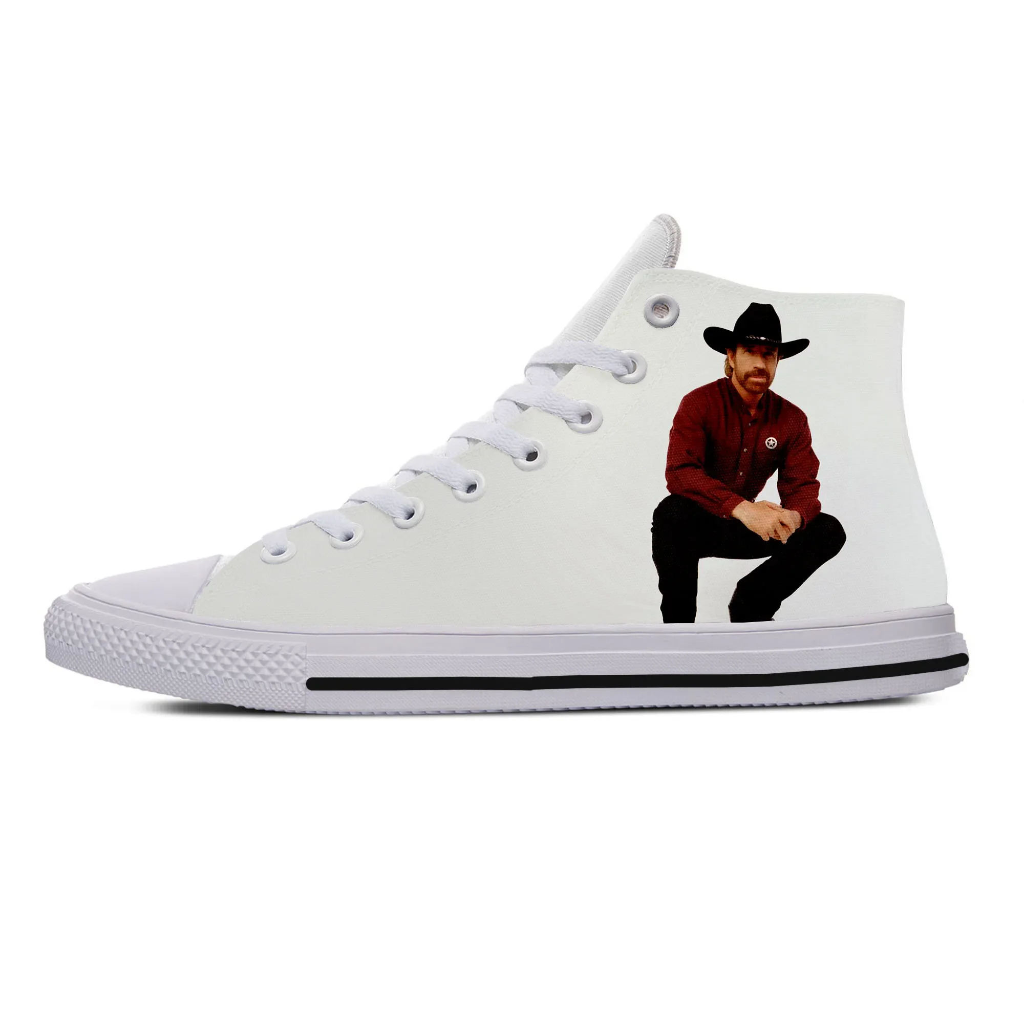 Heiße Mode 3d Chuck Norris High Sneakers Männer Frauen neuesten Schuhe hochwertige Freizeit schuhe High Help Sommer klassische Board Schuhe