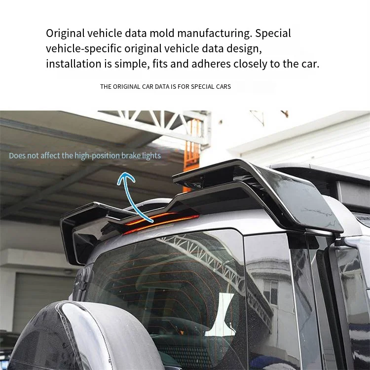 for Veidt for Land Rover New Defender 110 High-Performance Add-on Double-Layer Spoiler Wind Deflector 90 Car Modification Parts