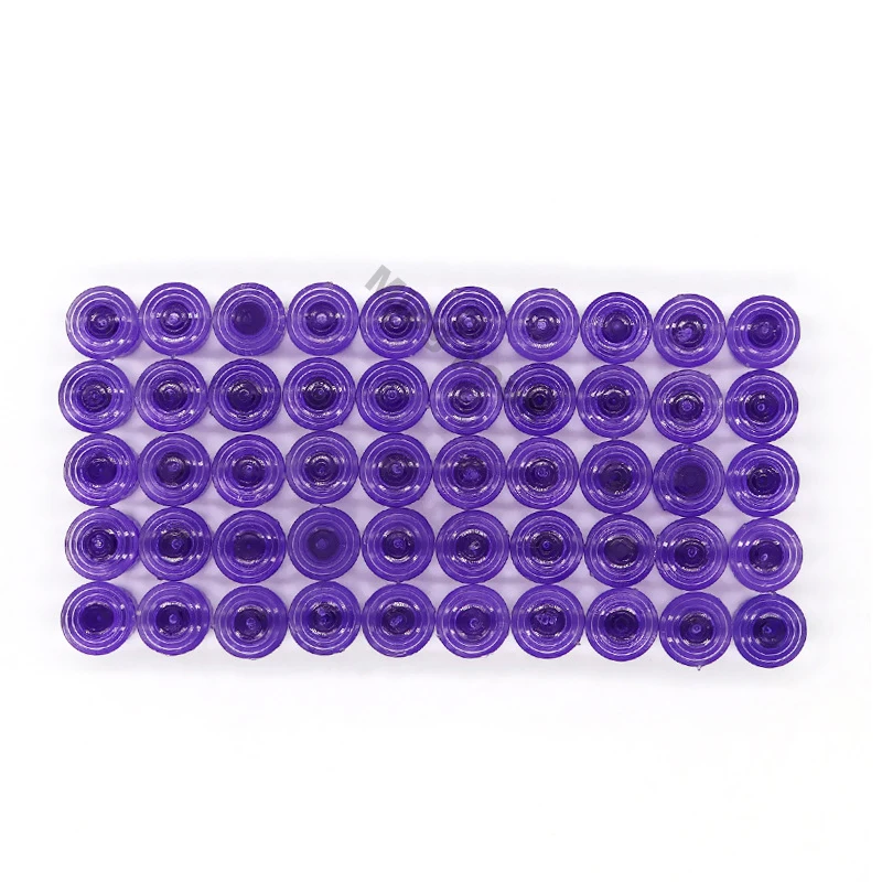 50pcs Car Paintless Dent Hail Repair Tool Glue Puller Pulling Tabs Automobile Body Repair Tools Purple