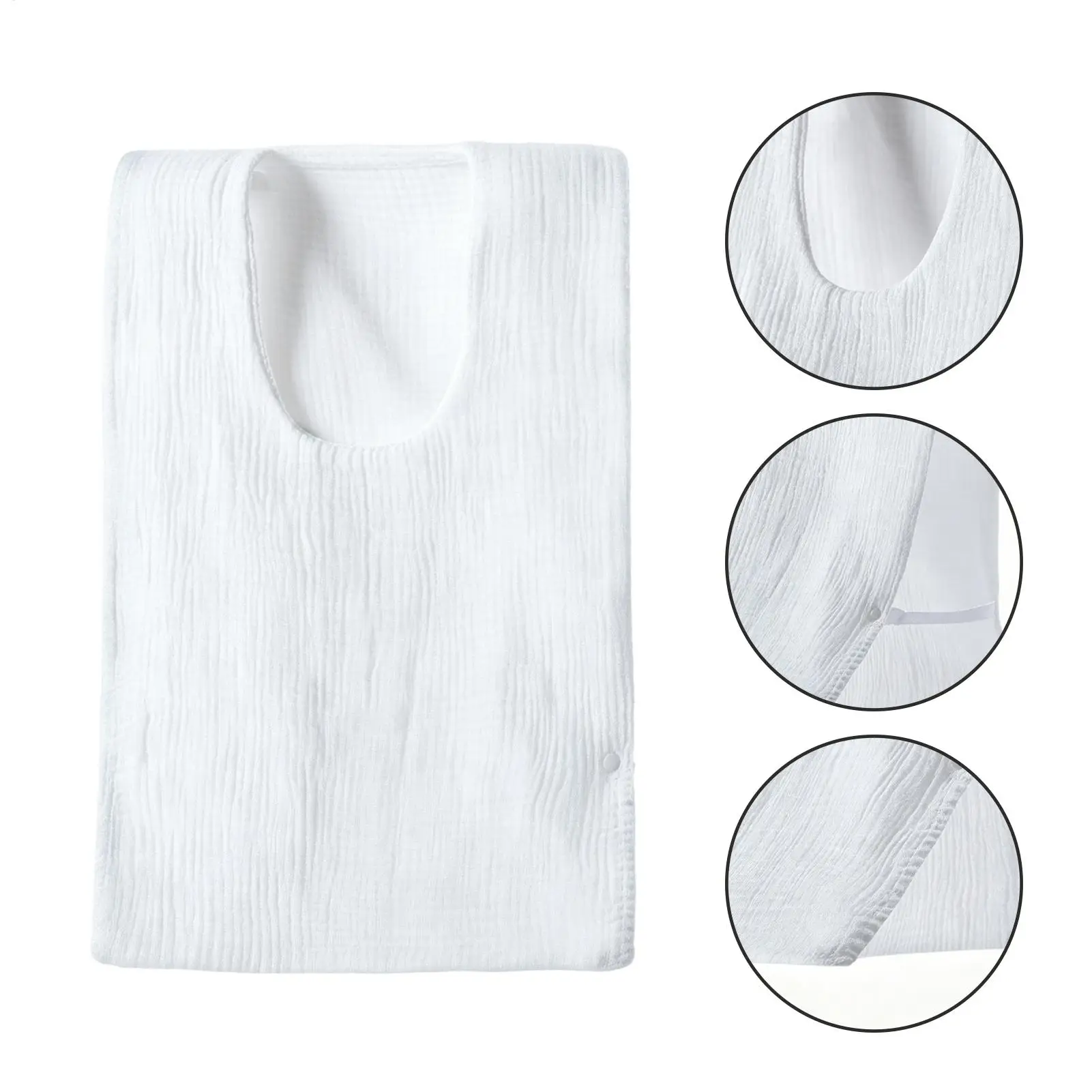 Sweat Vest For Women Pure Cotton Thin Breathable Washable Detachable Perspiration Shield Shirts Wear For Gym School Classroom