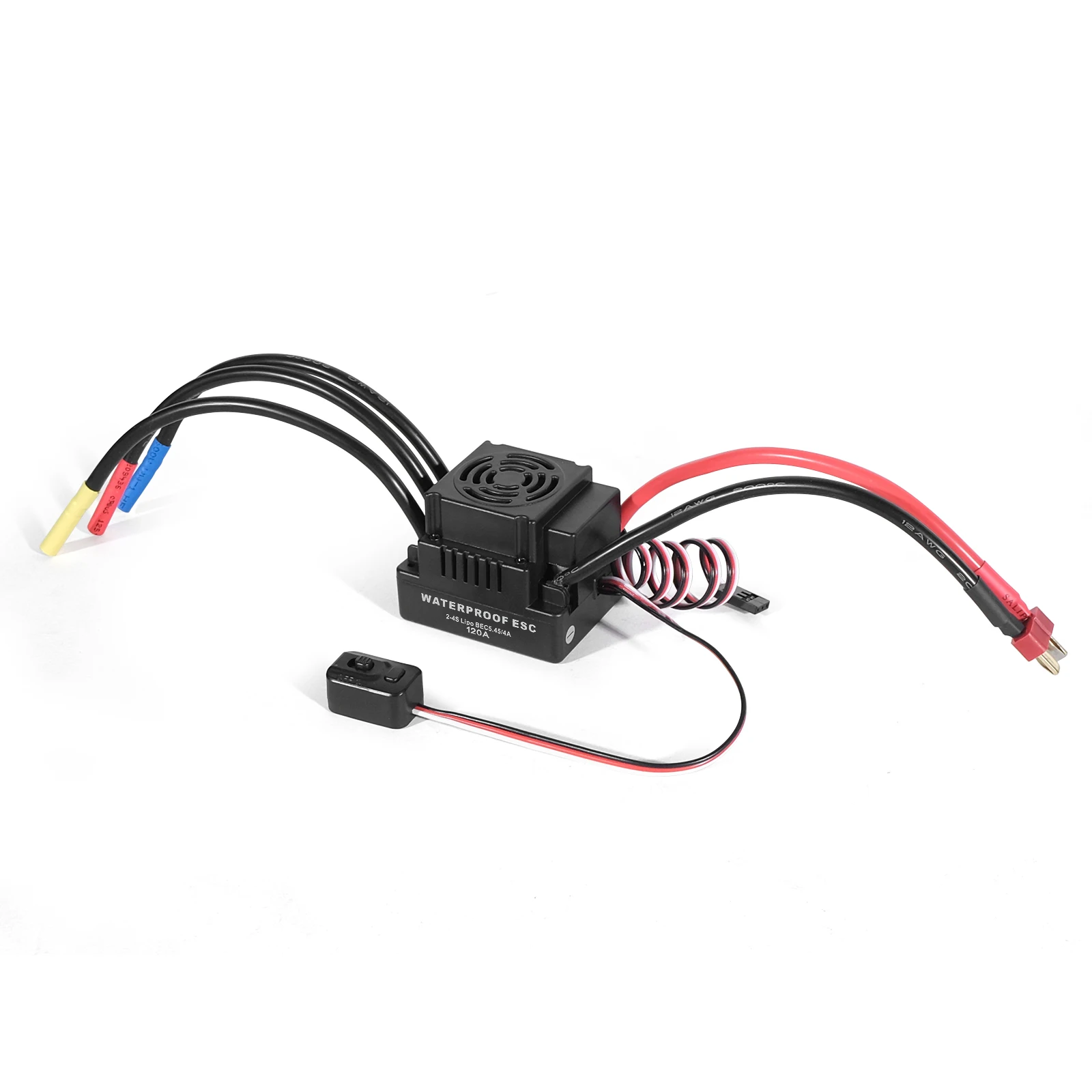 3670 2150KV 2650KV Brushless Motor + 120A S-120A ESC with 5.8V + 3A BEC + Programe card Combo Set for 1/8 1:8 RC Car Truck Model
