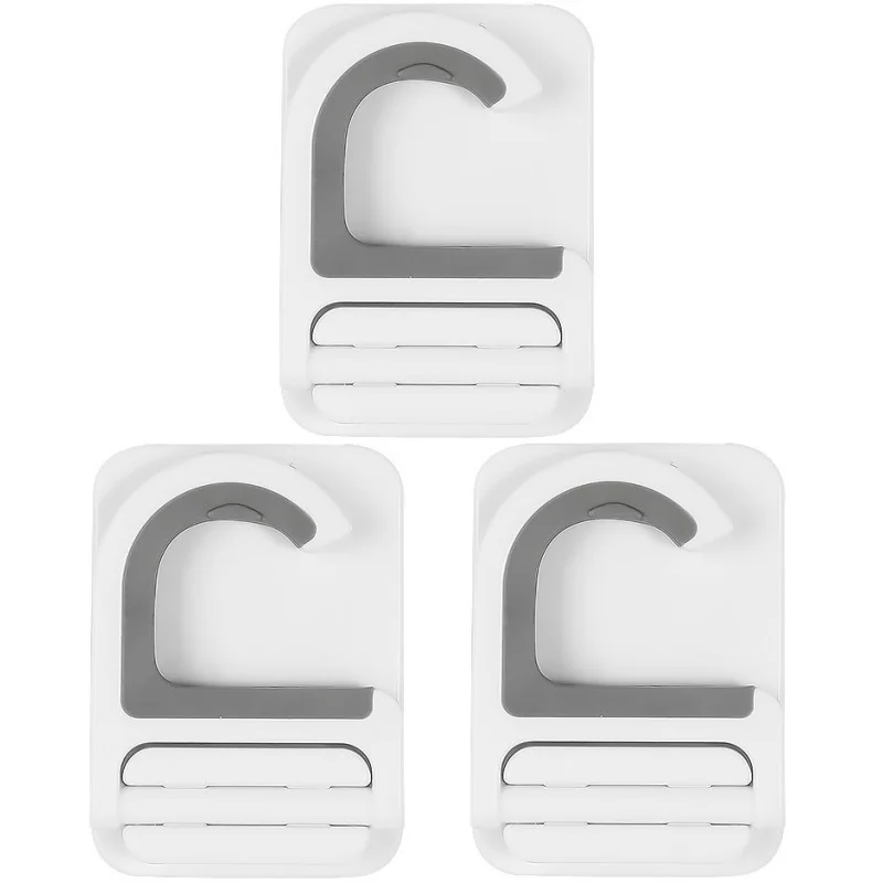 Wall Mount Broom Mop Clip Holder Self-adhesive Broom Brush Mop Hanger Organizer Rack Kitchen Bathroom Storage Multi-Purpose Hook - view 3