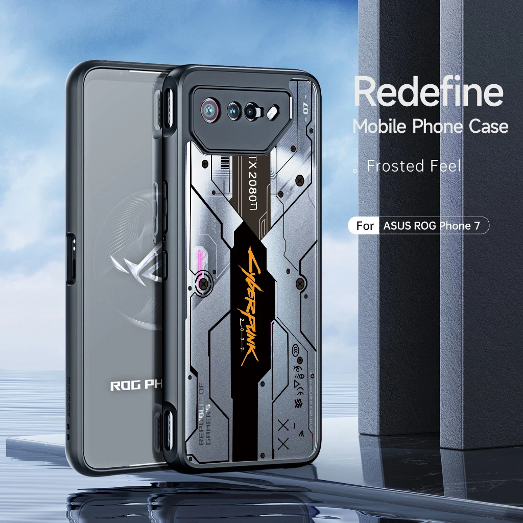 لهاتف ASUS ROG Phone 6D Ultimate Phone 6 Pro 7 Ultimate 8 Pro 8 Ultimate حافظة شفافة لمنع السقوط رقم 17