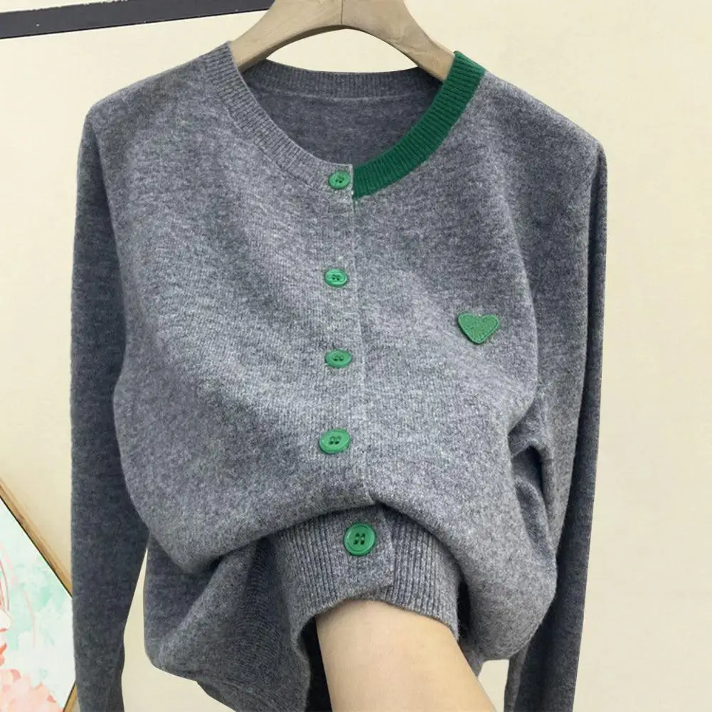 

Woman Long Sleeve Women Knitwear Cashmere Knit Loose Sweater Female Coat Spring Autume O-Neck Top Cardigan Sweater Clthing Coat