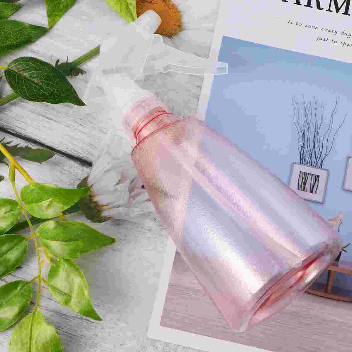 Bouteille de pulvérisation à gâchette en plastique de 500ml, pulvérisateur d'eau pour fleurs et plantes, bouteille rechargeable pour le nettoyage de la maison (rose)