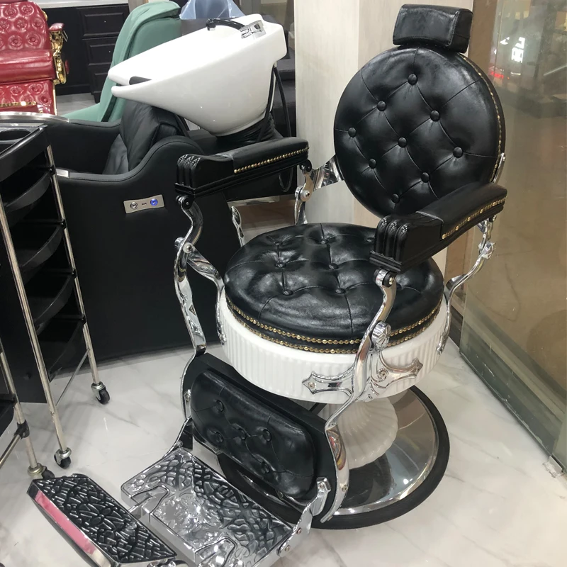 Barber chairs are popular on the internet, and hair salons specialize in hair cutting, lifting, and folding large chairs