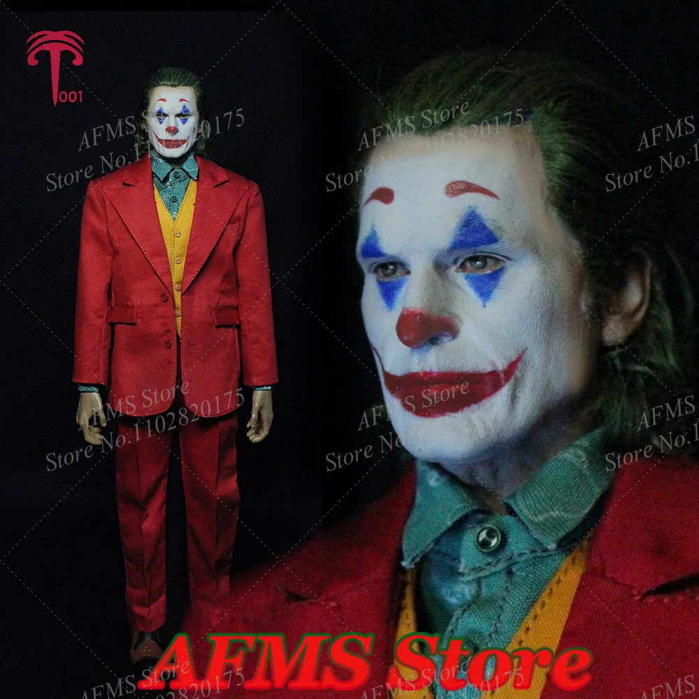 XT001 1/6 Men Soldier Joaquin Phoenix Clown Crazy Super Villain Full Set 12