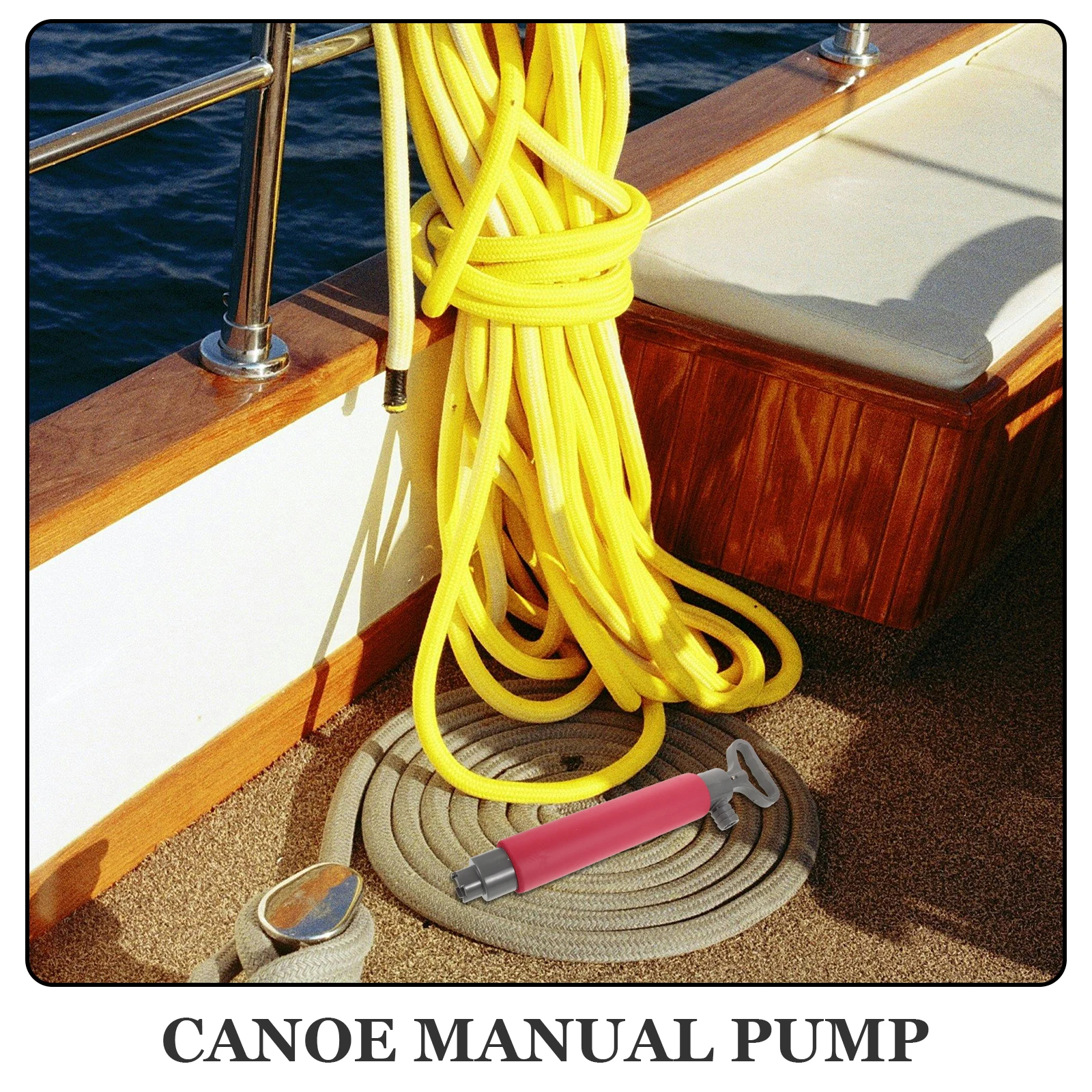 

1Set Manual Kayak Water Pump Professional Hand Bilge Pump Fast Large Volume Drain for Kayak Canoe Supplies Portable
