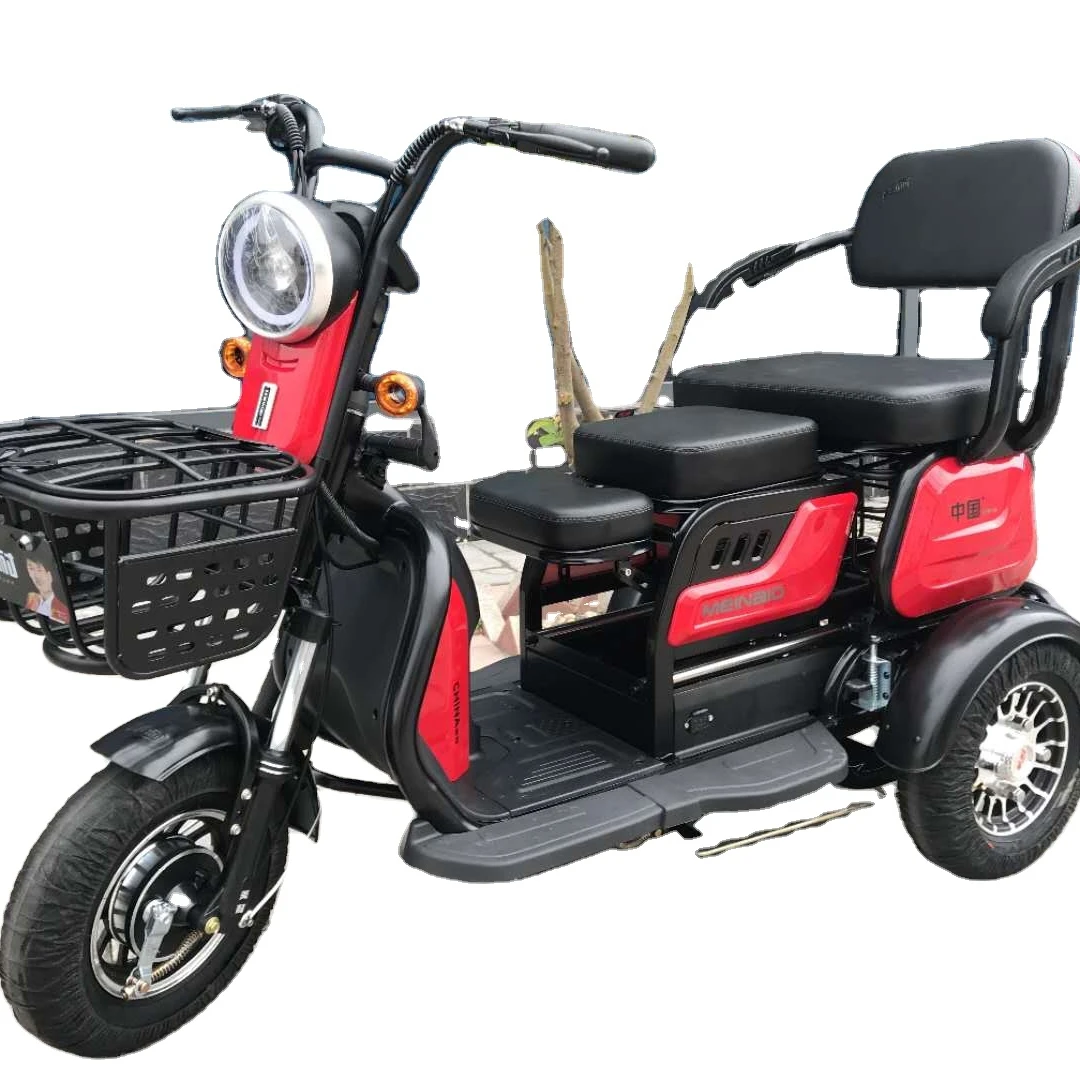 

China Cheap adult electric tricycle 3 Wheeler Electric Vehicle Tricycle For 2 People