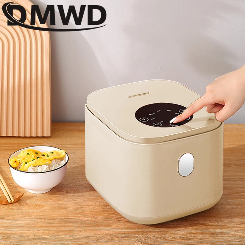 Low Sugar Electric Rice Cooker Stainless Steel Food Steamer Meal Warmer Soup Porridge Stew Cooking Hot Pot Stir-Fry Pan Roaster