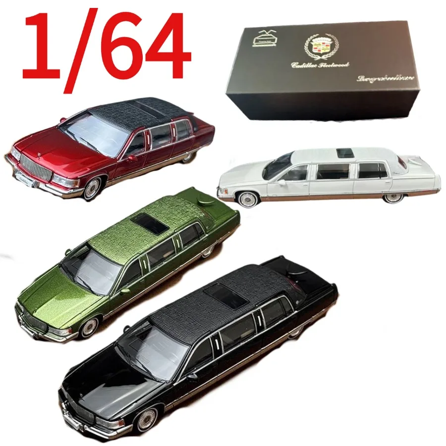 Xiaoguang Diecast 1:64 Scale Cadillac Fleetwood Extended Version Simulation Alloy Car Model, Play Toys for Boys Gift
