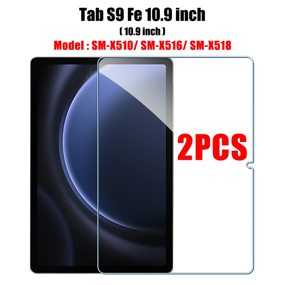 2PCS Gehard Glas Screen Protector voor Samsung Galaxy Tab S8 Ultra Plus S6 Lite S7 Fe A7 Lite a8 S9 A9 Tablet Accessoires Film