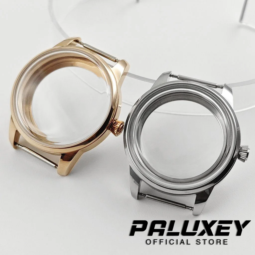 Exquisite Ladies Women Cocktails NH35 Case 33mm Case With Stainless Steel Bracelet for NH34 NH35 NH36 NH38 NH70 Movement S Crown