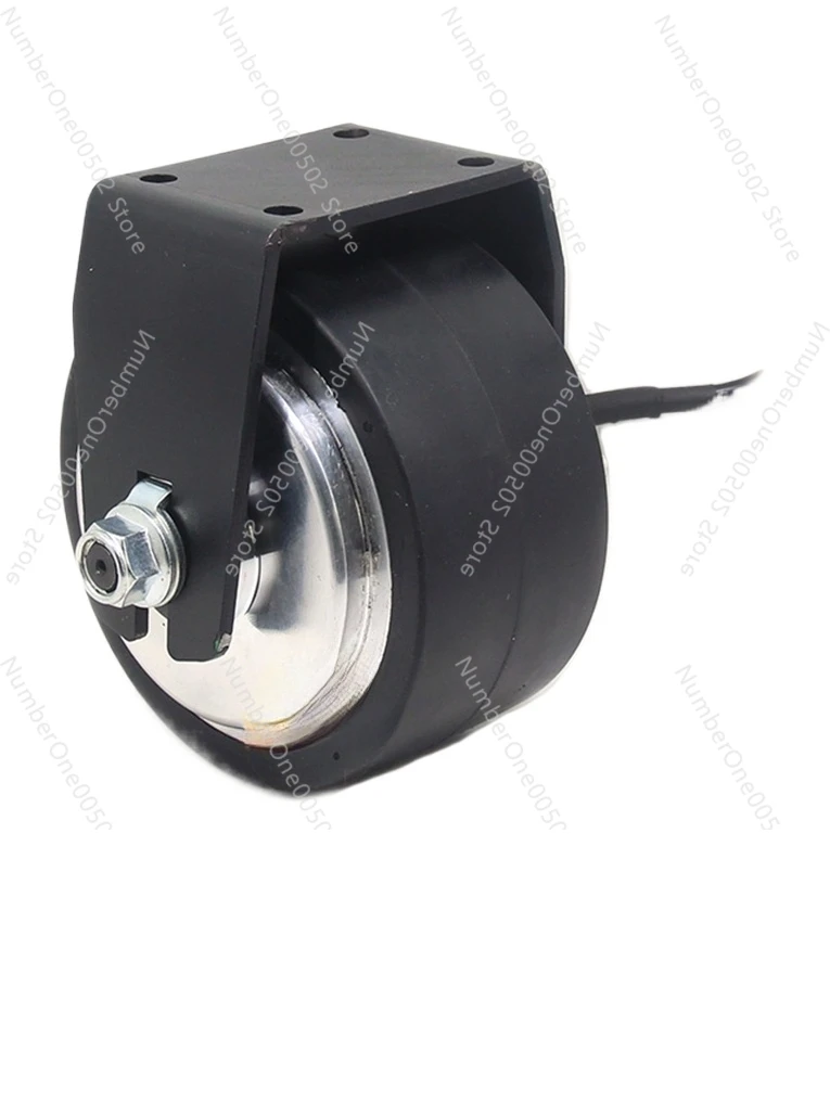 4-inch brushless speed control motor 113 toothed wheel hub reduction motor DC low-speed large torque rail