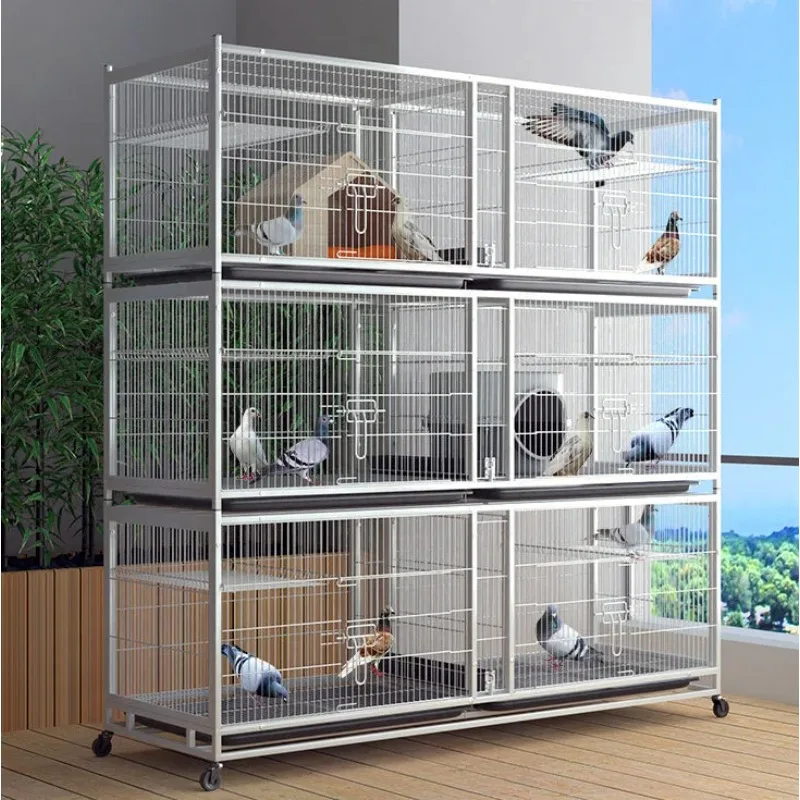 Factory Direct Sale High Quality Wire Special Meat Pigeon Breeding Cage Professional Large Pigeon Cage Metal