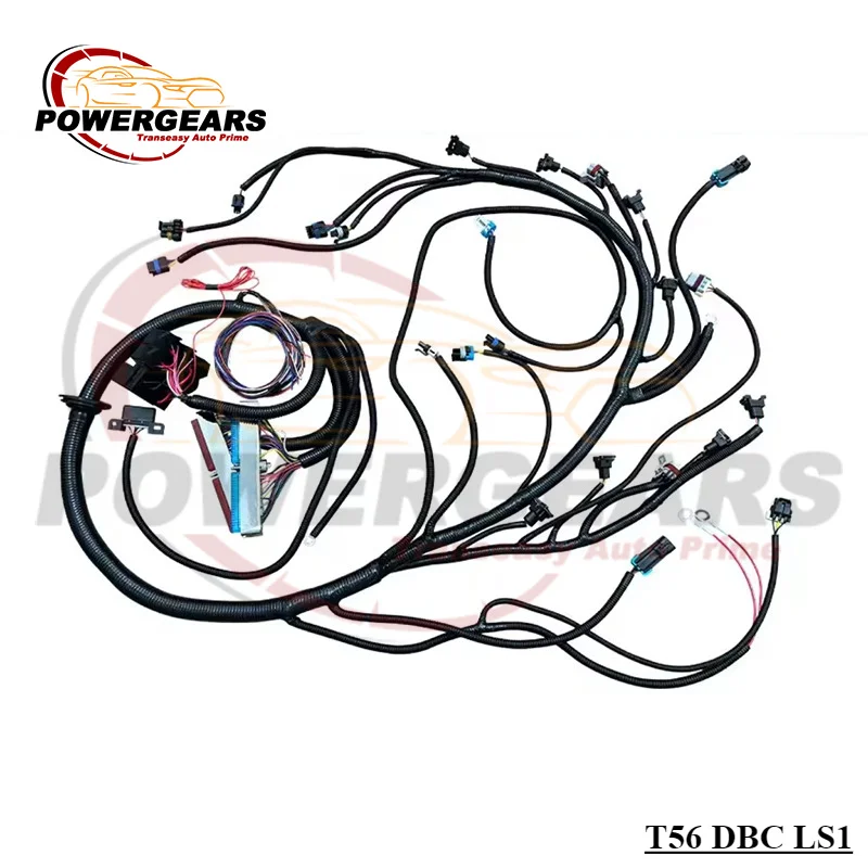 T56 DBC LS1 Wiring Harness Standalone Suit For 1997-2006 T56 Or Non-Electric Tran 4.8 5.3 6.0 Vortec Drive By Cable