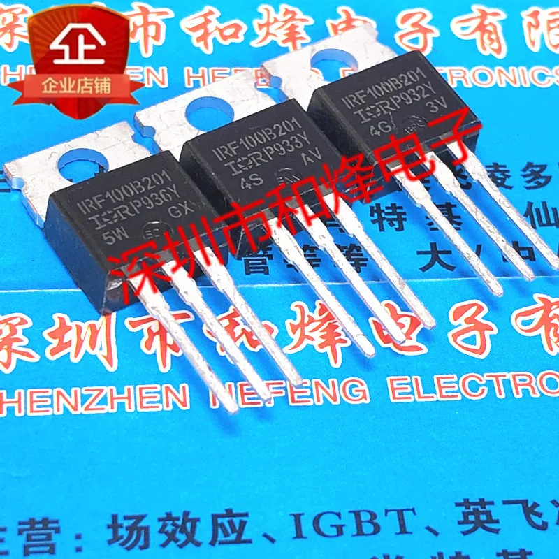 5 pces-10 pces irf100b201 to-220 100v 192a em estoque novo e origjnal