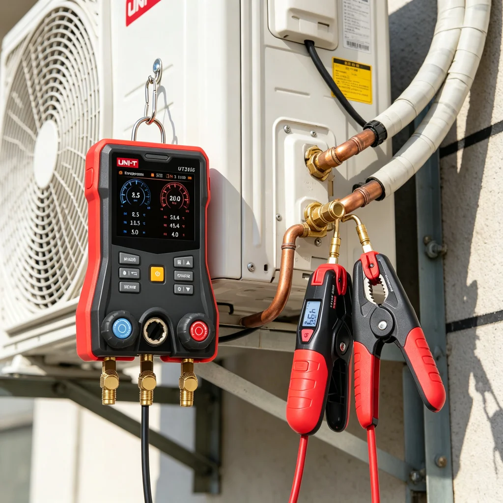 UNI‑T UT336E KIT Digital Clamp Meter True RMS AC DC Current Voltage Multimeter Resistance Capacitance Frequency Tester Kit