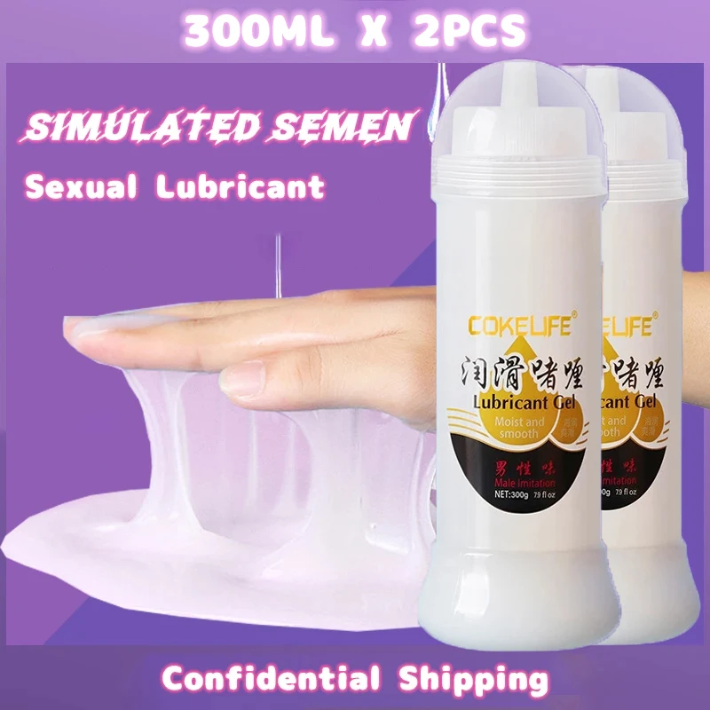 

2 Bottle Japan Lubricant For Sex 300ml Sex Simulated Semen Lube For Couples Vagina Anal Lubrication Intimate Adult Goods 18+