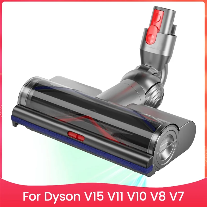 

B51CNEW! Насадка-щетка для Dyson V15, V11, V10, V8, V7. Щетка для пола и ковров с прямым приводом, быстросъемная, с мягкой щетиной