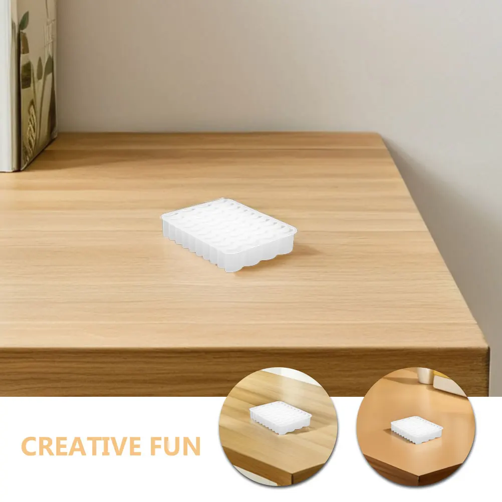 2Pcs Miniature Brick Mold Set Soft Silicone Mini Wall Bricks Mold for DIY Sand Table Landscape Mini Garden Accessories