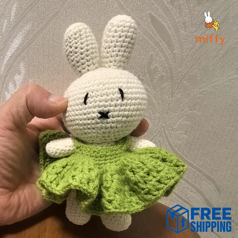 

Милый плюшевый брелок Миффи, ручной работы, мягкие игрушки, мультяшные фигурки, подвеска для рюкзака, аниме-аксессуары, идеальный подарок