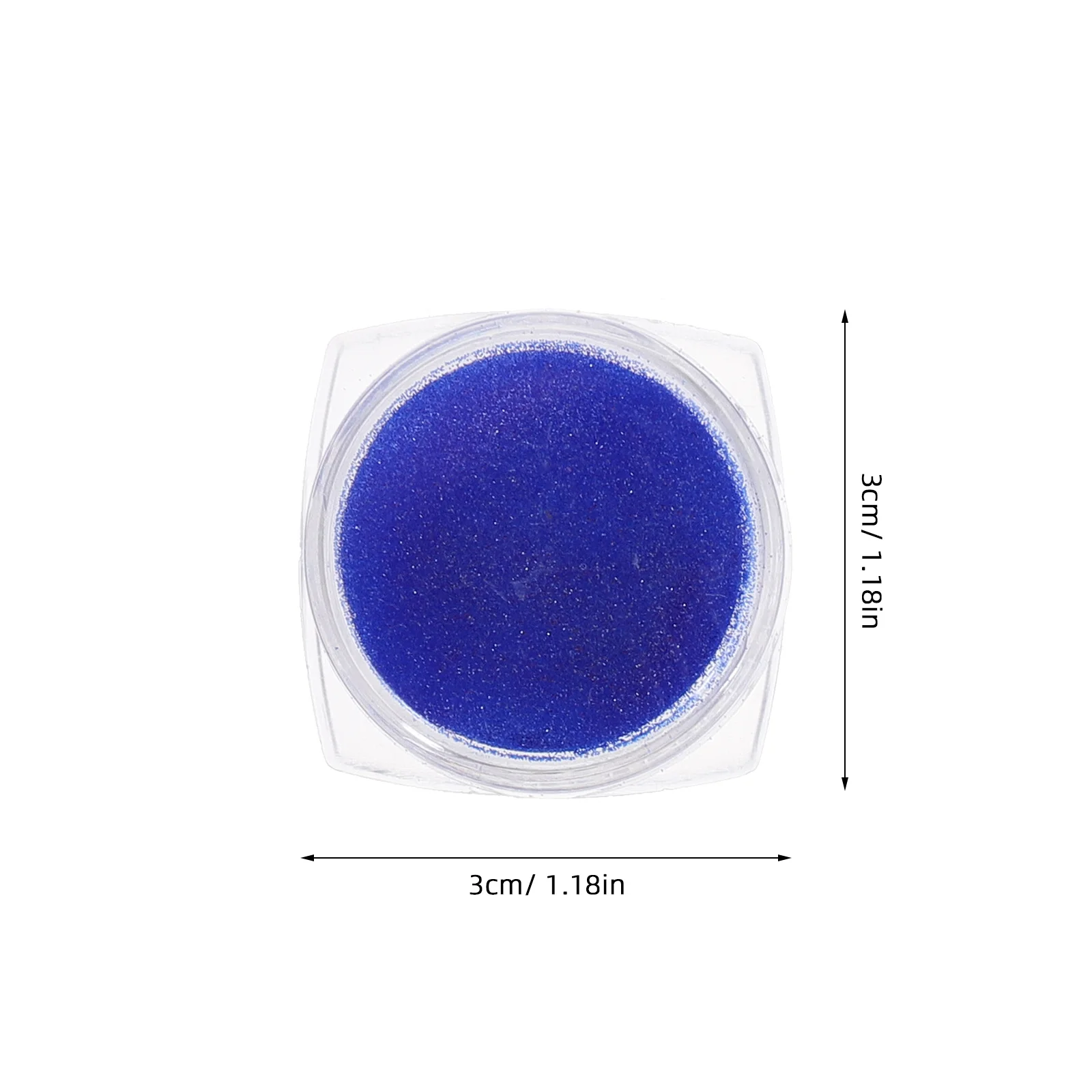 5 szt. Diamentowy Puder Odblaskowy Błyszczące Dekoracje Artystyczne na Imprezy Wesela Występy Sceniczne Brokatowe Cekiny do Paznokci Akrylowych