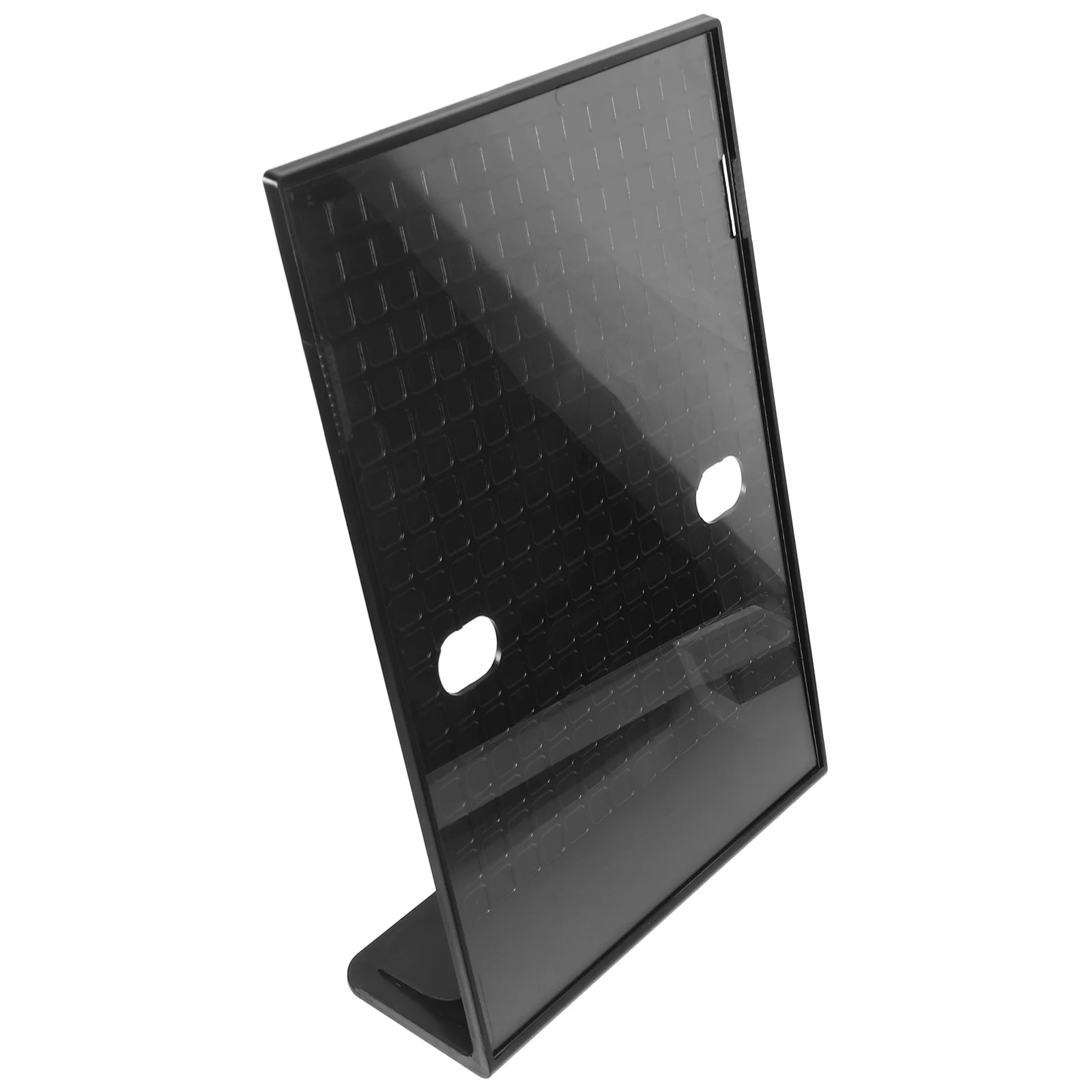 

Menu Display Stand Plastic Label Stands Clear for Poster Table Top Sign Holder with Base The