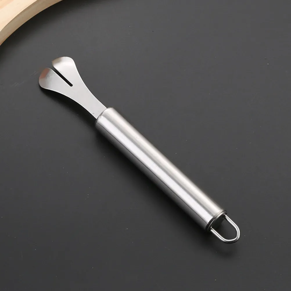 2Pcs Stainless Steel Intestine Opening Cutter Bowel Opener for Poultry Gutting Oil Removal Chicken Duck Goose Cleaning Kitchen