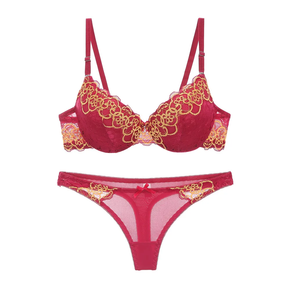 

Бюстгальтер с вышивкой, комплект стрингов, прозрачное нижнее белье, комплекты трусов с вышивкой феи, комплект нежного бюстгальтера, комплекты пуш-ап Breves, тонкая чашка