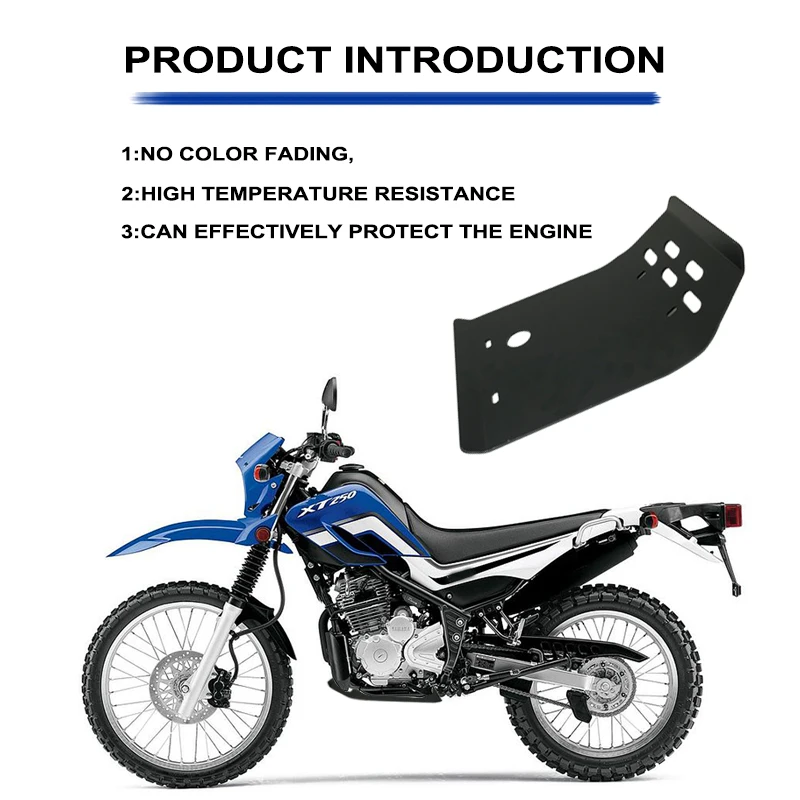 لياماها Serow XT250 XT250X Tricker XG250 XT XG 250 محرك دراجة نارية قاعدة الهيكل المفسد غطاء حماية لوحة التزلج حامي