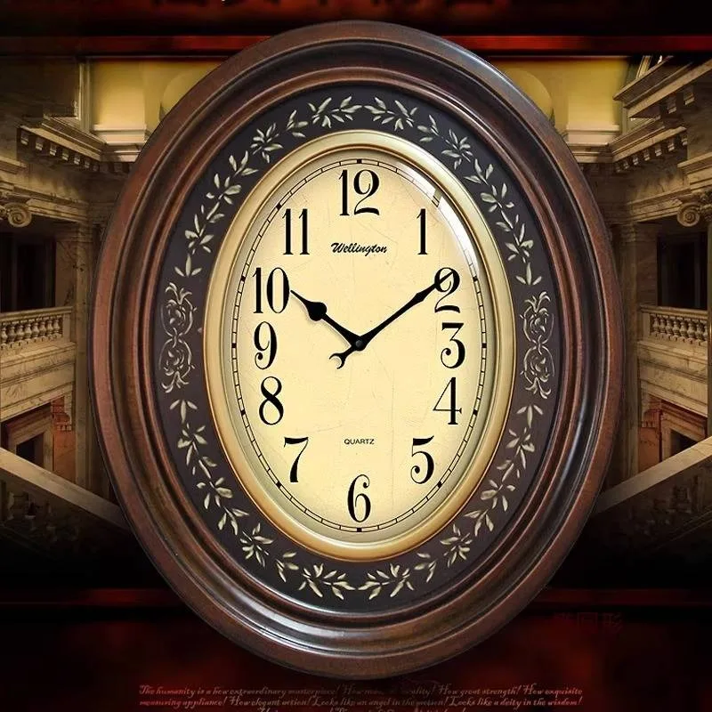 Luxury Wall Clock Aesthetic Premium Battery Wall Clock Living Room Gold Bedroom Design Battery Design Orologio Da Parete Decor