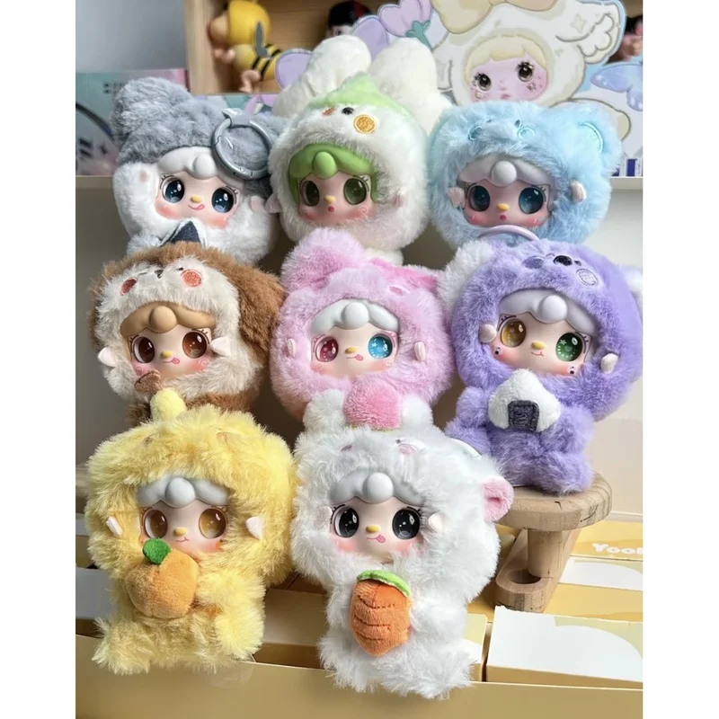 

Yooki 10th Hug Food Shop Виниловый сюрприз слепая коробка плюшевые игрушки изысканная кукла брелок кулон модный орнамент для девочек Рождественский подарок