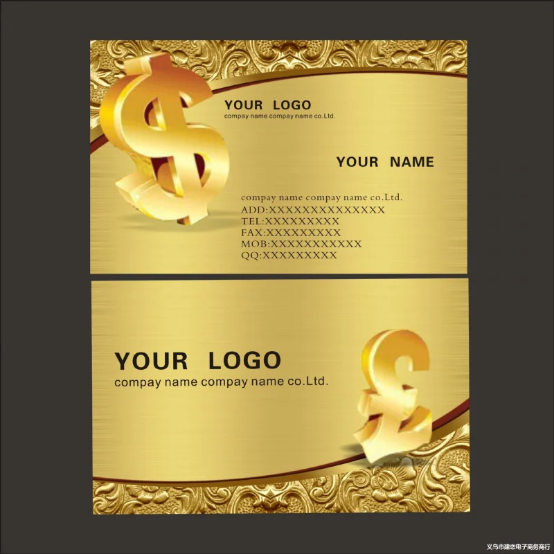 Customized Design Printing High-end Color Business Cards Copperplate Paper Specialty Paper Stamping Lamination Offset Postc