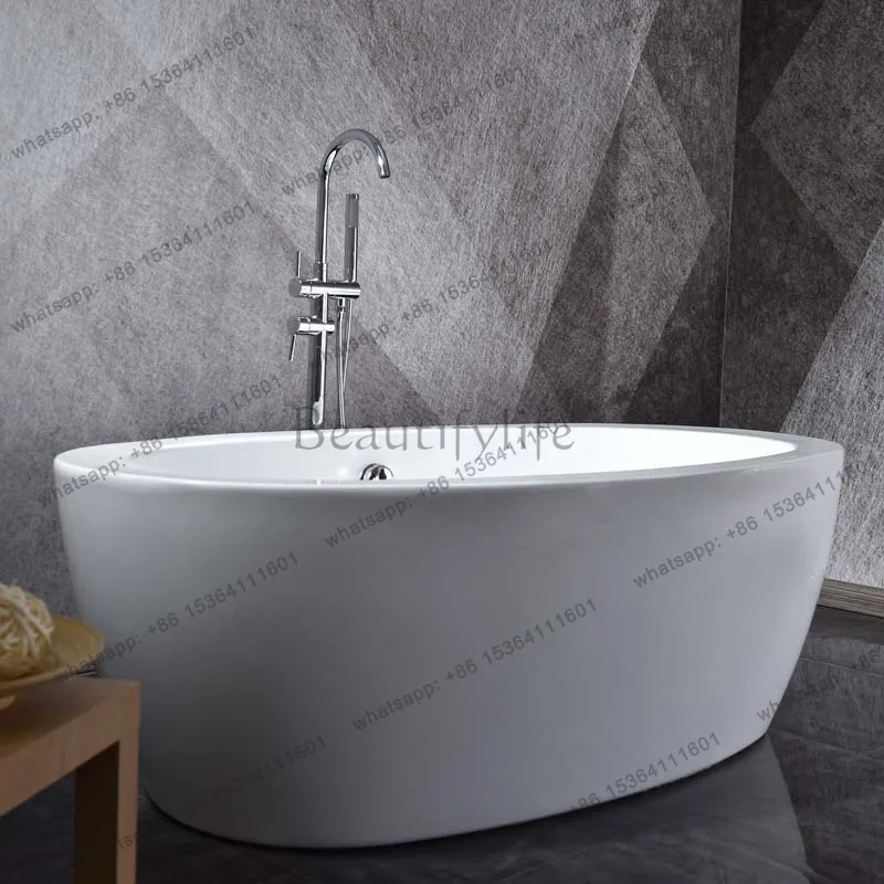 1.7 meters acrylic classical independent seamless docking project hotel bathtub