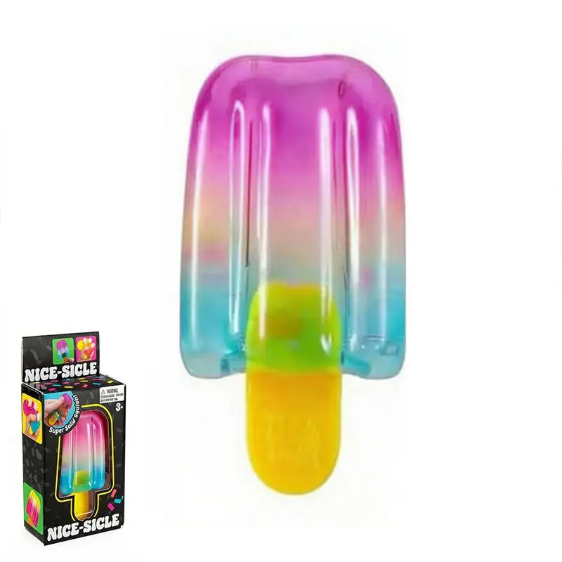 [TG835]Sensory Nice-Sicle Stress Relief  Cube Squeeze Object Ice Cream Twisting Toys