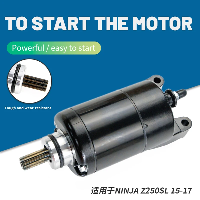 Fit For kawasaki Ninja 250SL 125 Z250SL Z125 BR125 BX125 Motorcycle Electrical Engine Starter Motor