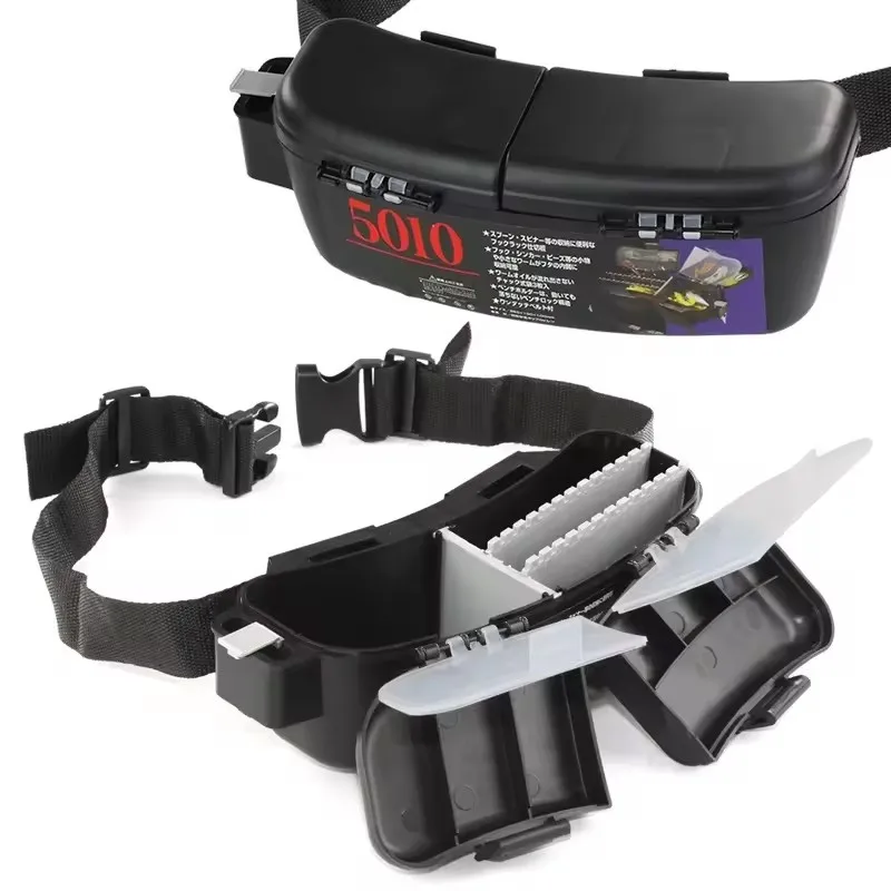 

Поясной рыболовный ящик с ремнем для рыбалки на открытом воздухе, коробка для снастей, чехол для хранения рыбалки