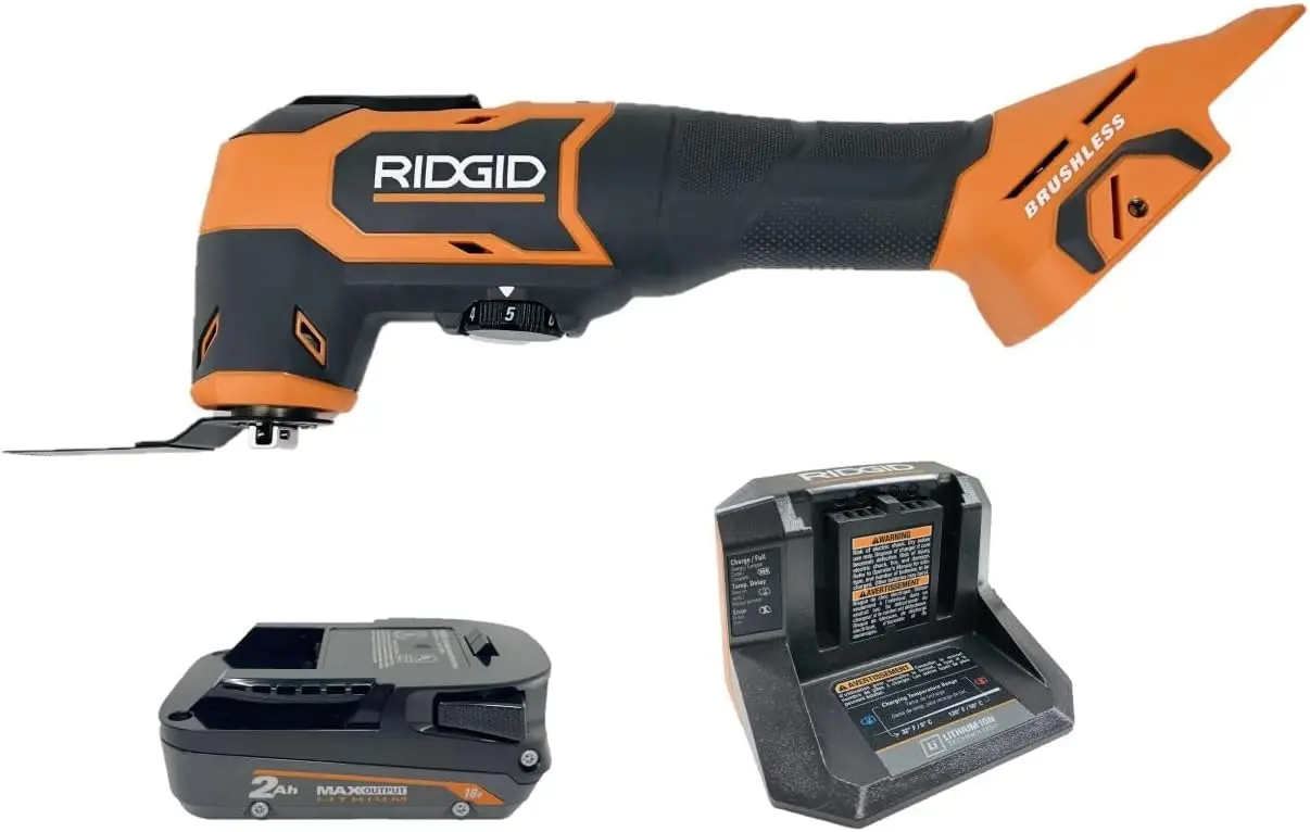 18V Brushless Cordless Oscillating Multi-Tool Kit with 2.0 Ah MAX Output Battery and 18V Charger