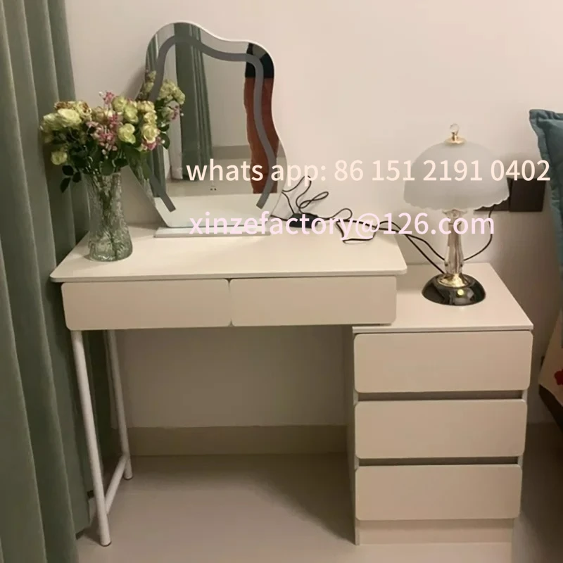 

Customizable Dressing Tables and Bedside Table Integrated Simple Modern Bedroom Dressers Girls Makeup Drawer Cabinet