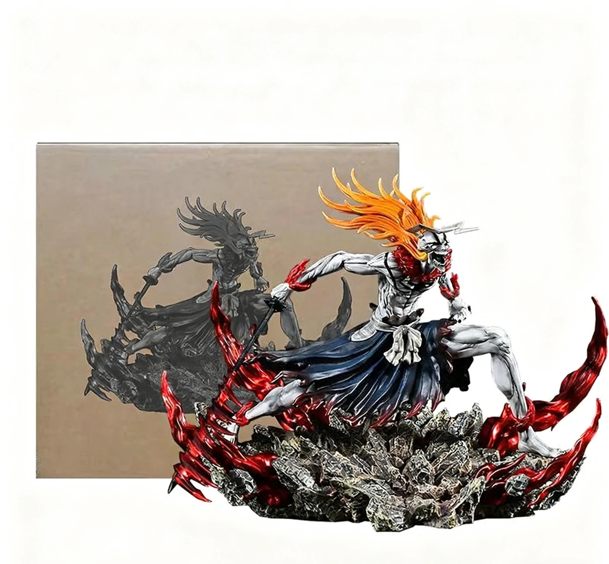 

В наличии 23 см Bleach Hollow Ichigo Фигурка Коллекционная кукла Saigo No Getsuga Tenshou Hollowfied Kurosaki Модель игрушки