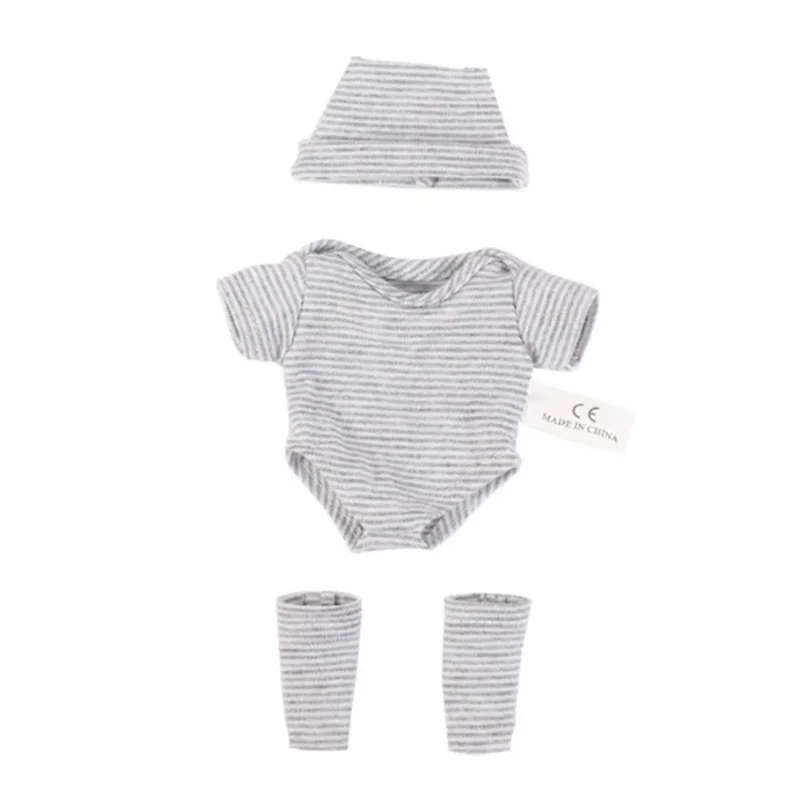 20 cm Baby Puppen Kleidung für DIY Spielzeug Puppe Zubehör Geeignet Für 8 zoll Puppe Pullover Overall Reborn Puppe Kleidung zubehör – Detail 19