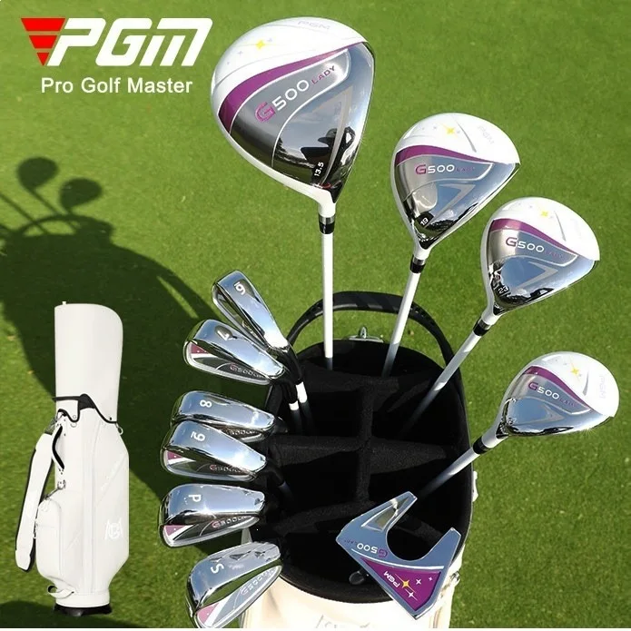 PGM Ladies Complete Half Golf Set Titanium Driver Combo Clubs For Female Beginner Golfers Wholesale Supply
