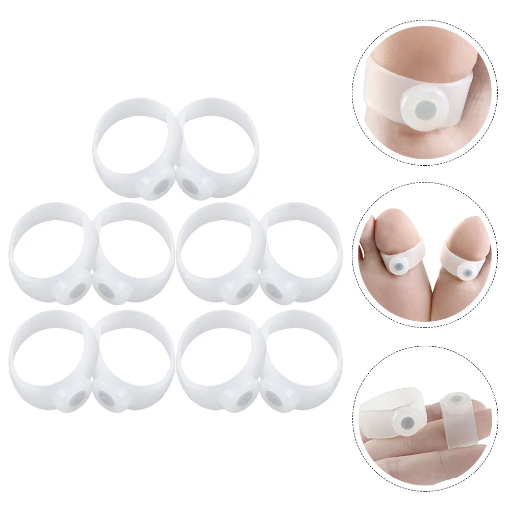 5 Pairs Toe Ring Cover Magnetic Rings Force Massage Covers Travel Acupoint Home