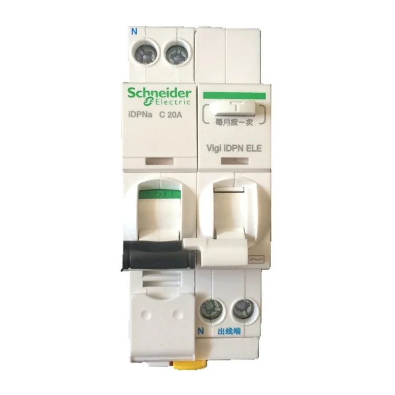 

Schneider Electric MCB iDPNa 1P+N Mini Circuit Breaker with 30mA Leakage Protection Vigi iDPN ELE 6A 10A 16A 20A 25A 32A 40A
