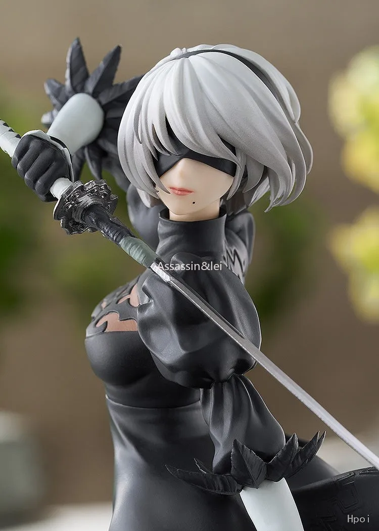 Game Anime peripheral figure NieR: Automata 2B 9S 16cm 17cm genuine P. O. P sexy girl handsome boy model figurine holiday gift