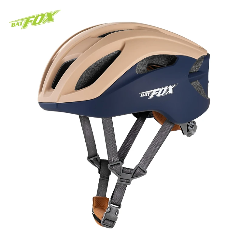 BATFOX Aero Helm Professionele Road Fietsen Sporthelm 58-62CM Fietsen Racefiets Abus Mannen Vrouwen Fietshelm