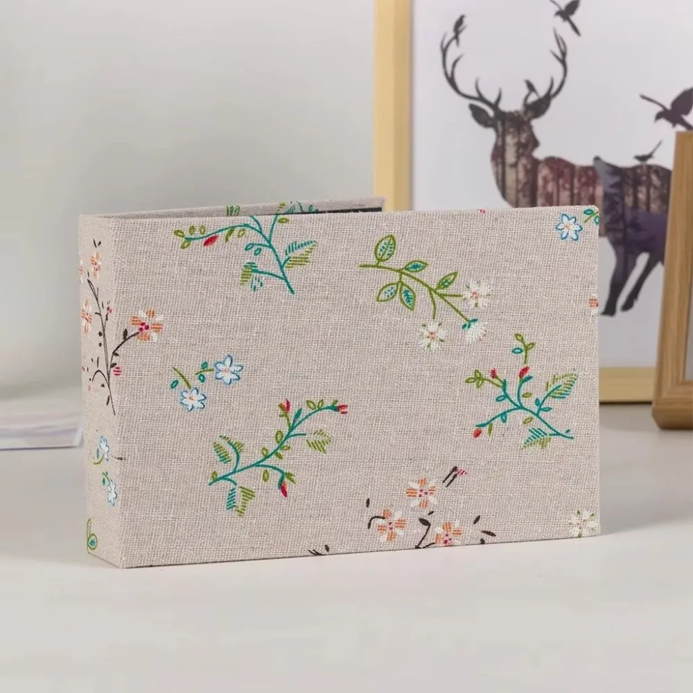 Mini Photo Album Horizontal Insert Design 36 Pockets Picture Albums Loose-leaf for 6 Inch Photos Small Scrapbook Album